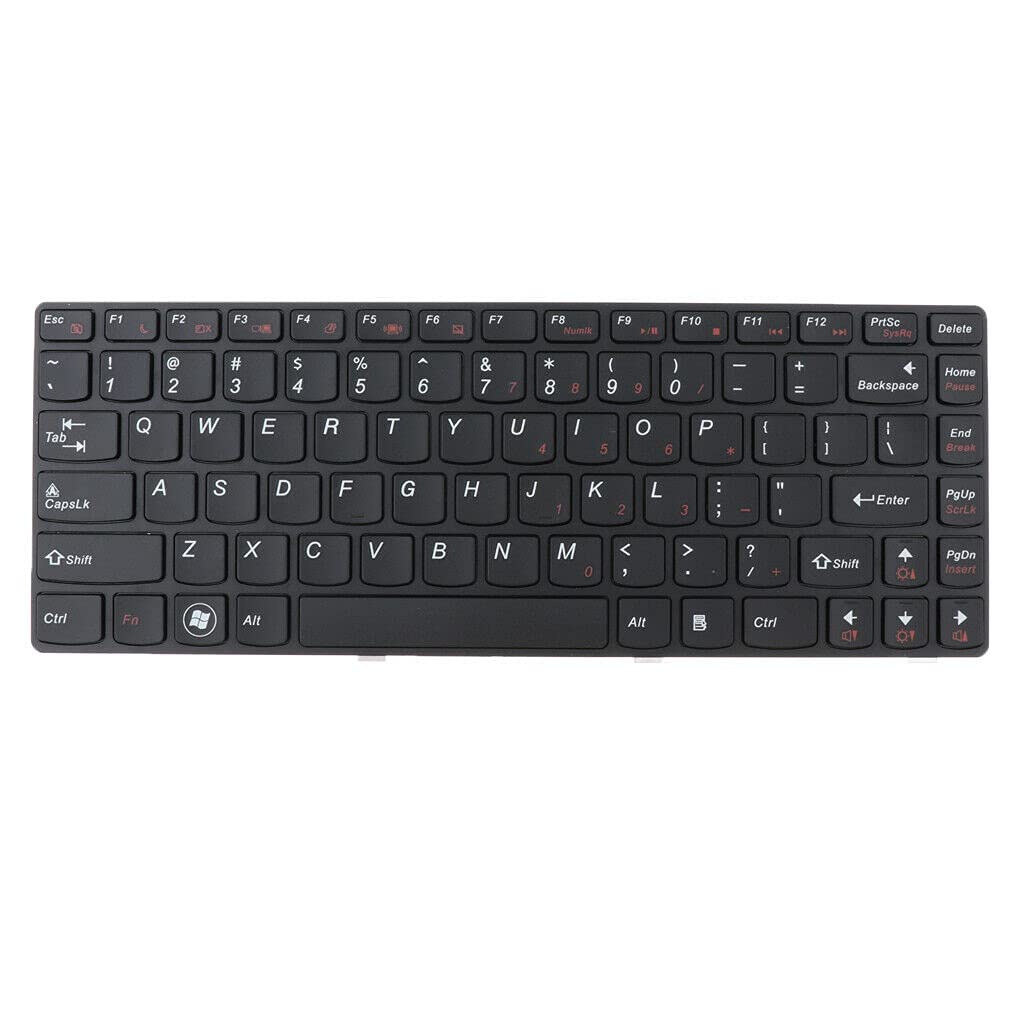 WISTAR Laptop Keyboard Compatible for Lenovo Ideapad G480 G480A G485 G485A B480 Z380 Z480 Z485 P/N 25202056 V-116920QS1-US